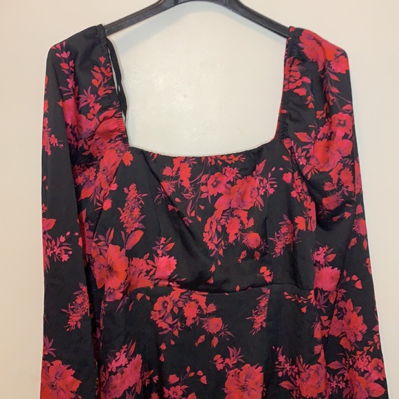 NSR Red and Black Mini Dress Size Small New - Picture 2 of 11